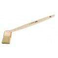 Brosse plate coudée