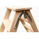 Echelle double avec Marches plates Bois